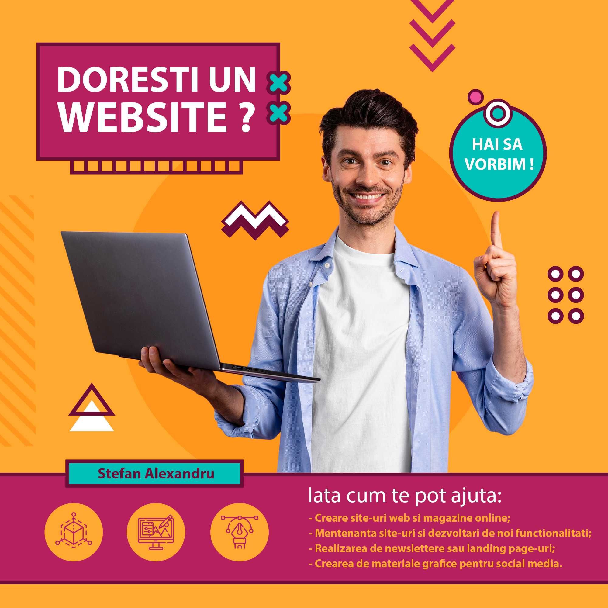 Creare Website | Site Prezentare | Magazin - Web Designer / Developer