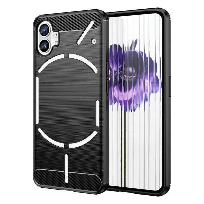 Nothing Phone 2 / 2A / 2A Plus - Удароустойчив Кейс Гръб CARBON