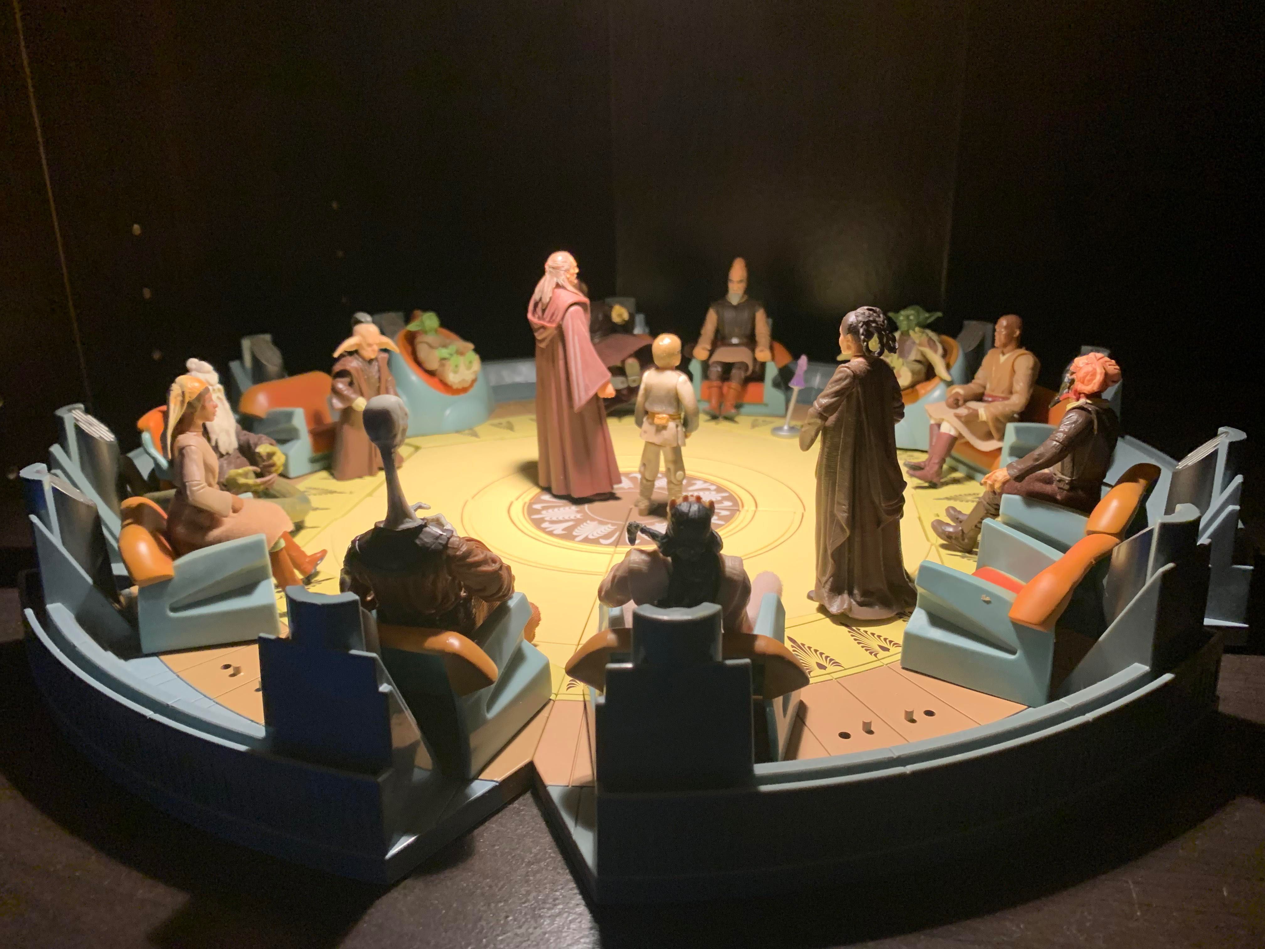 STAR WARS Jedi Council Hasbro Vintage Action фигурки