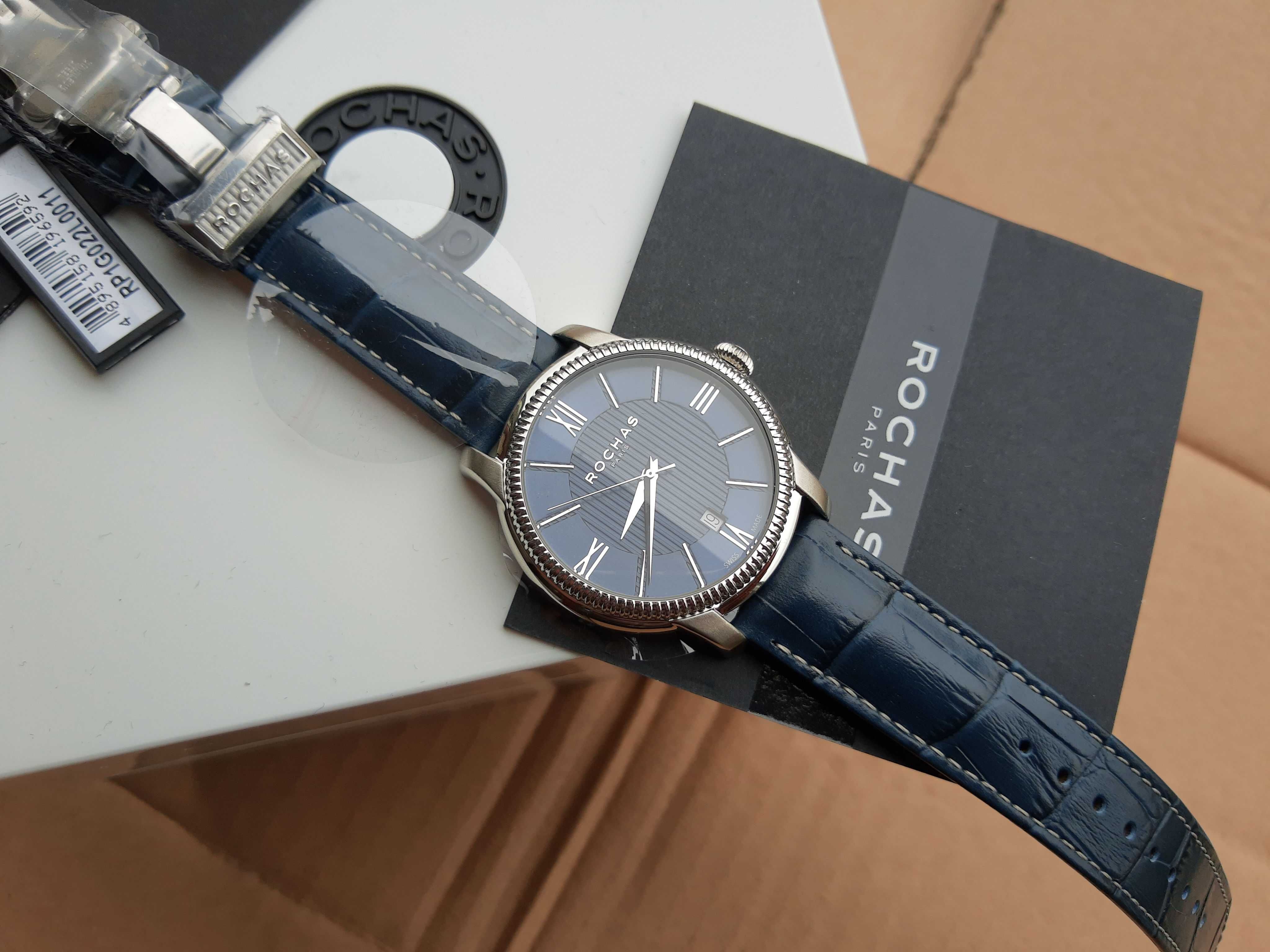 Ceas Rochas Classic Blue Swiss
