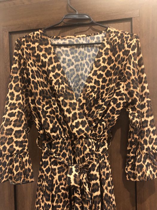 Леопардова къса рокля