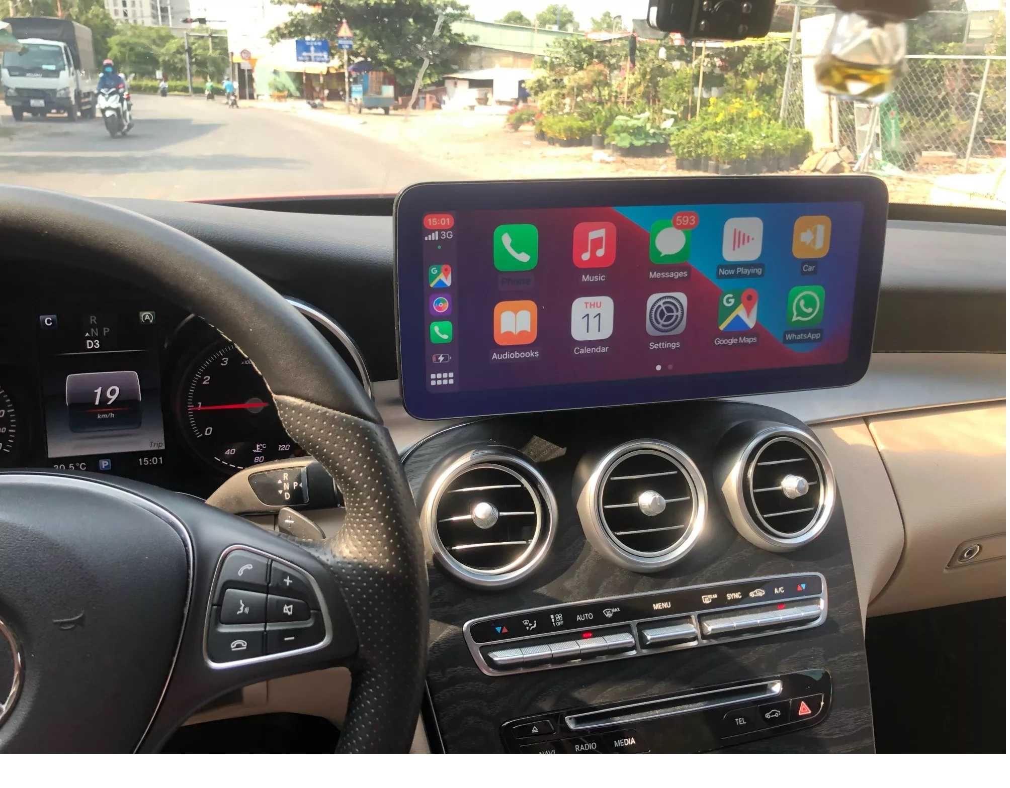 Navigatie Mercedes C Class W205 ( 2015 - 2018 ) 6 GB RAM Slot Sim 4G