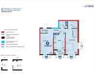ЖК NRG Maftun Makon - 1 Business Передача: май 2025 2/5/5 72,35 м²