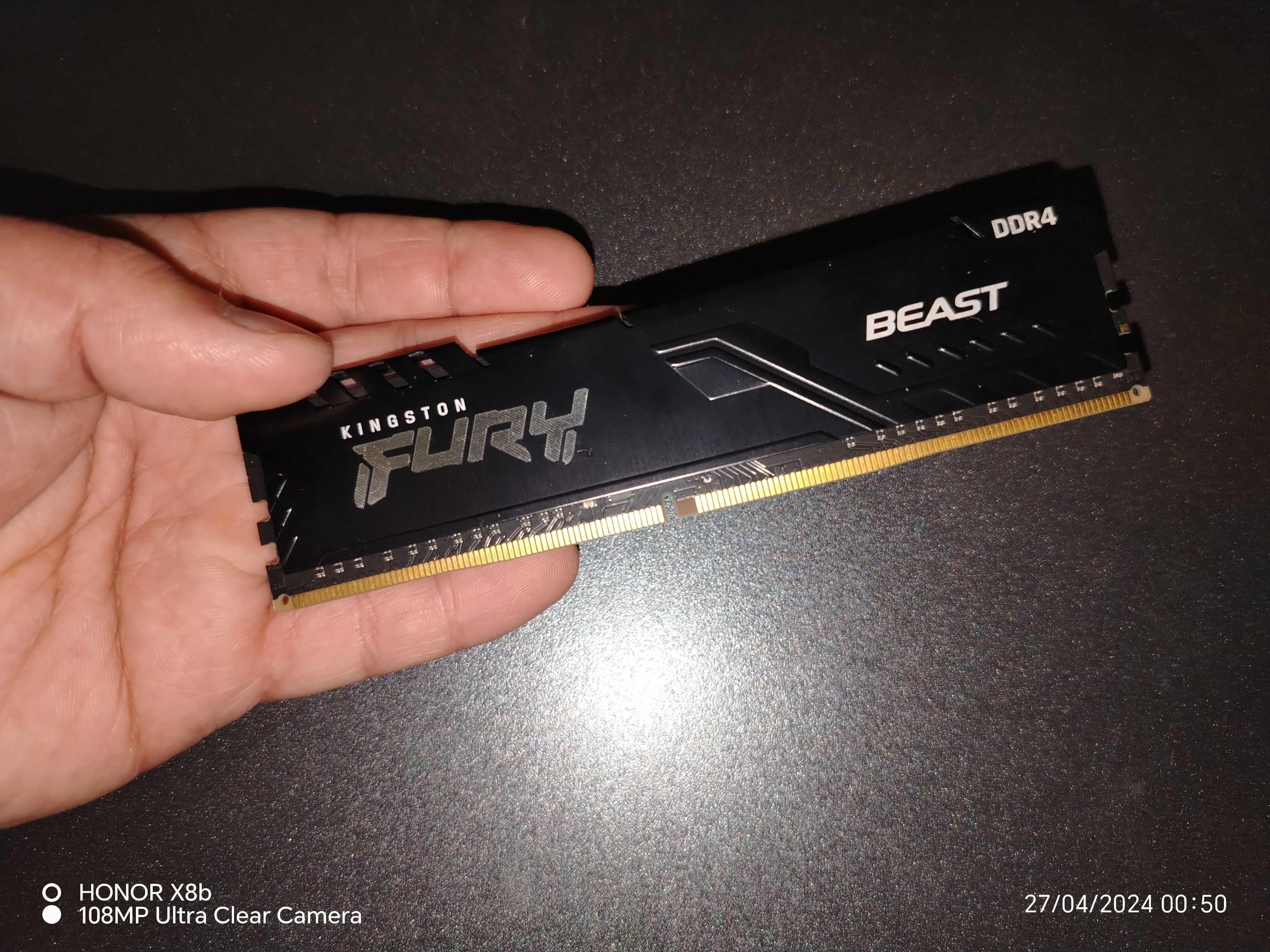 Оперативная память Kingston FURY Beast DDR4 3200 МГц (8ГБ x 2 шт.)