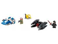 LEGO Star Wars A-Wing vs Tie Silencer microfighters