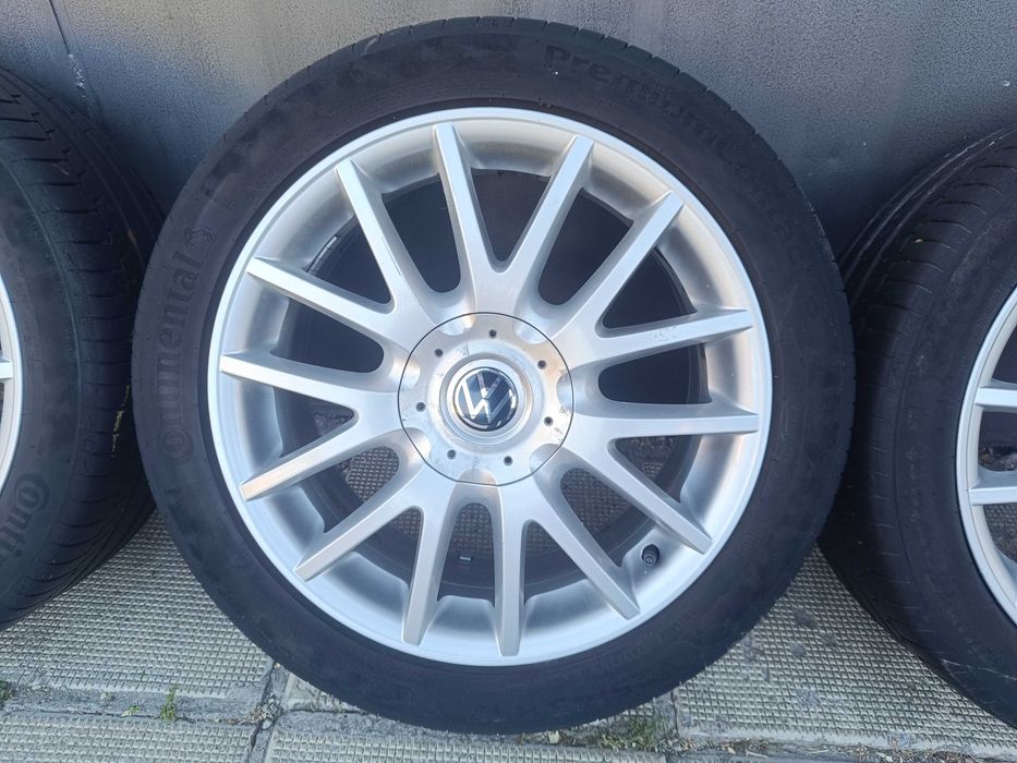 ОРИГИНАЛНИ джанти с гуми 17 ' 5x112 57,1 ФОЛКСВАГЕН / VW GOLF TOURAN