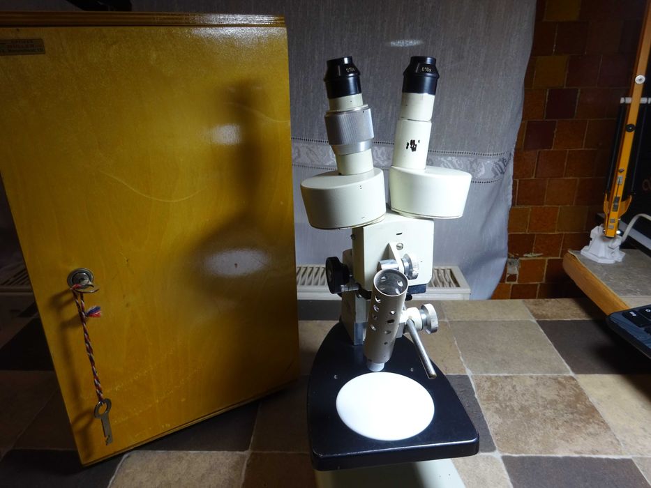 Microscop stereo /binocular vintage /Meopta