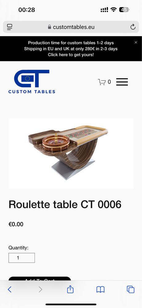 Masa de ruleta cu roata de ruleta casino sau club poker lux stoc