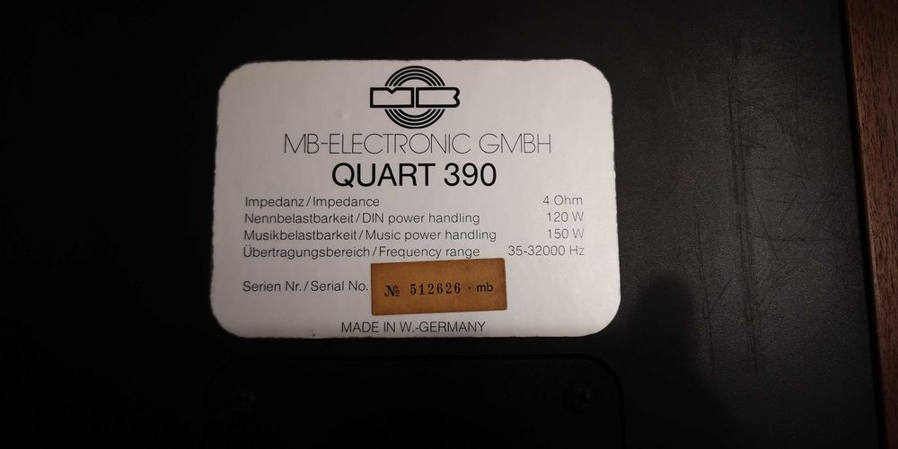Vand MB QUART 502s 390 Technics HD-51 B SA-CH64 ELAC Marshall