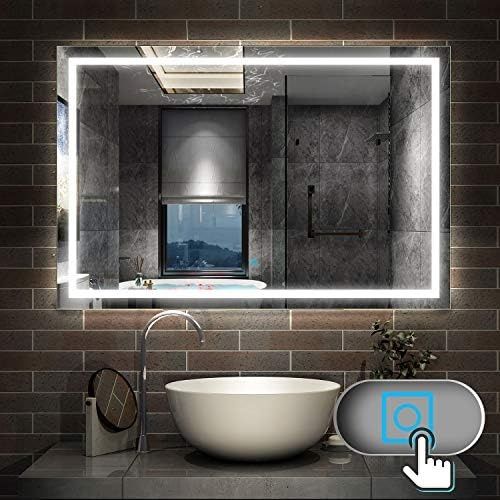 LED Огледало за баня 100×60 LED, подгрев