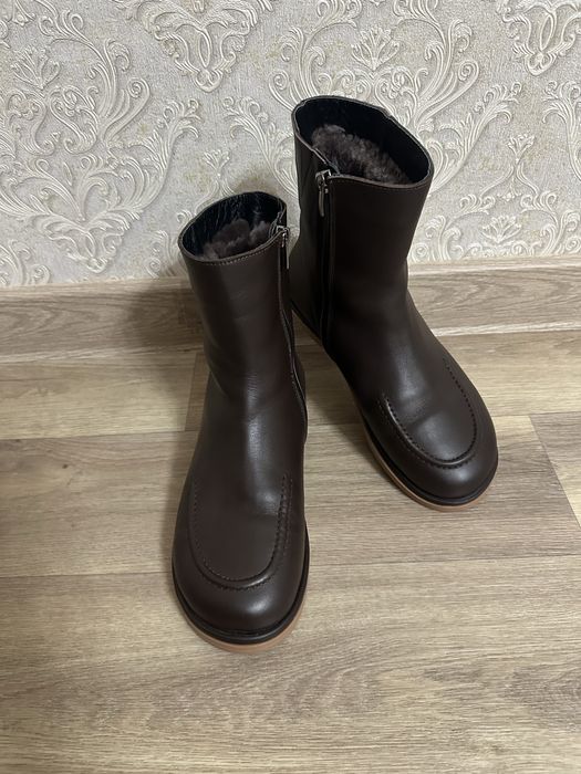 Полусапожки зима, натуралка, Турция. 39размер.