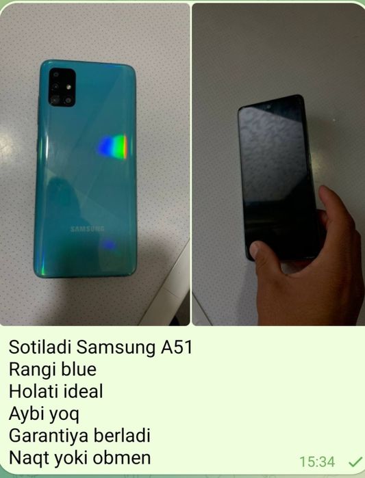 Samsung Galaxy sotiladi holati ideal rangiyam otta gozal