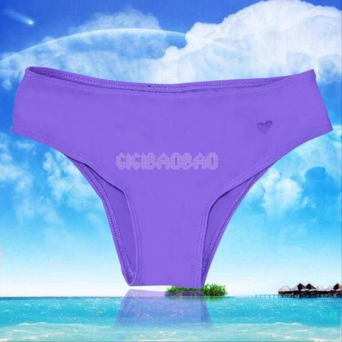 Lenejerie dama - costum baie SLIP decupat (inimioara)