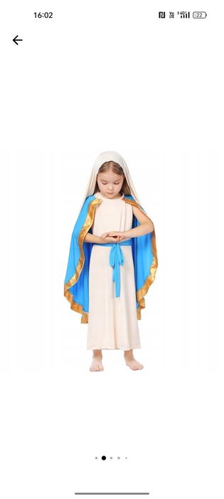 Costum fete 5/6 ani Fecioara Maria