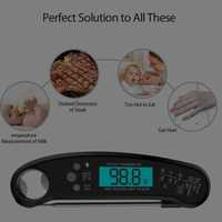 Дигитален термометър за храна с вградена сонда  -50°C - 300°C
