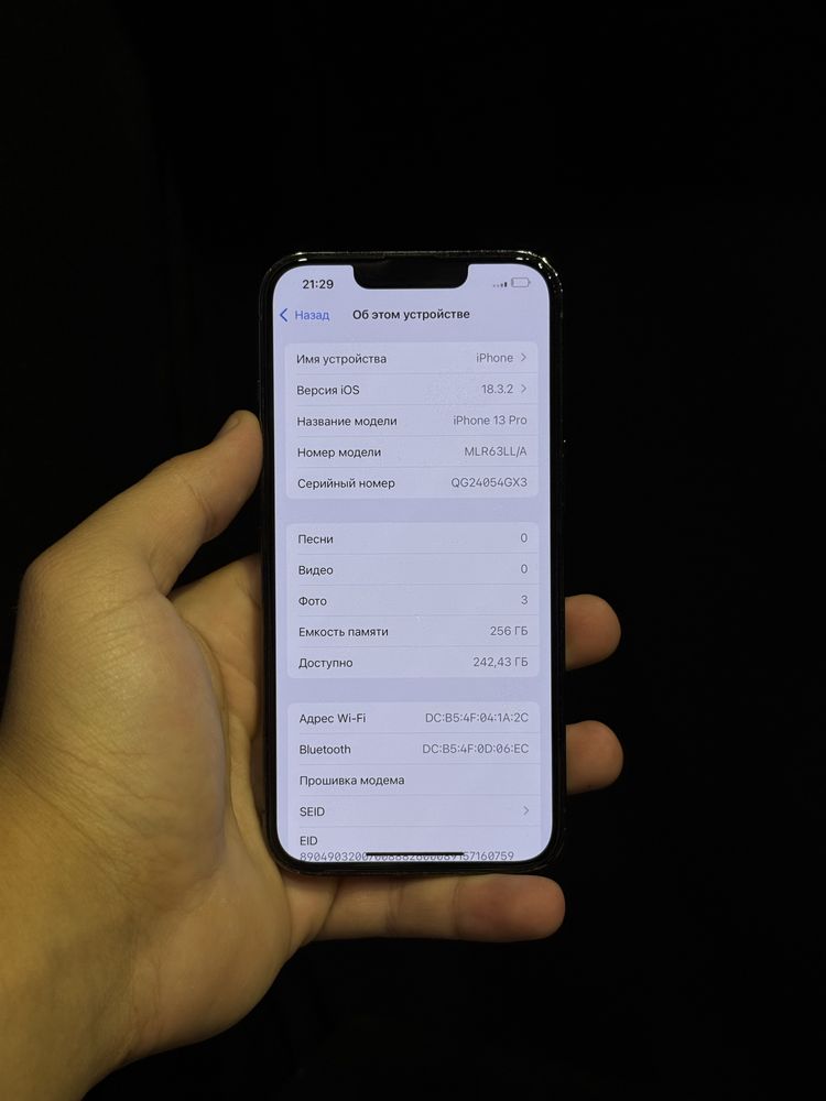 iPhone 13pro 256gb