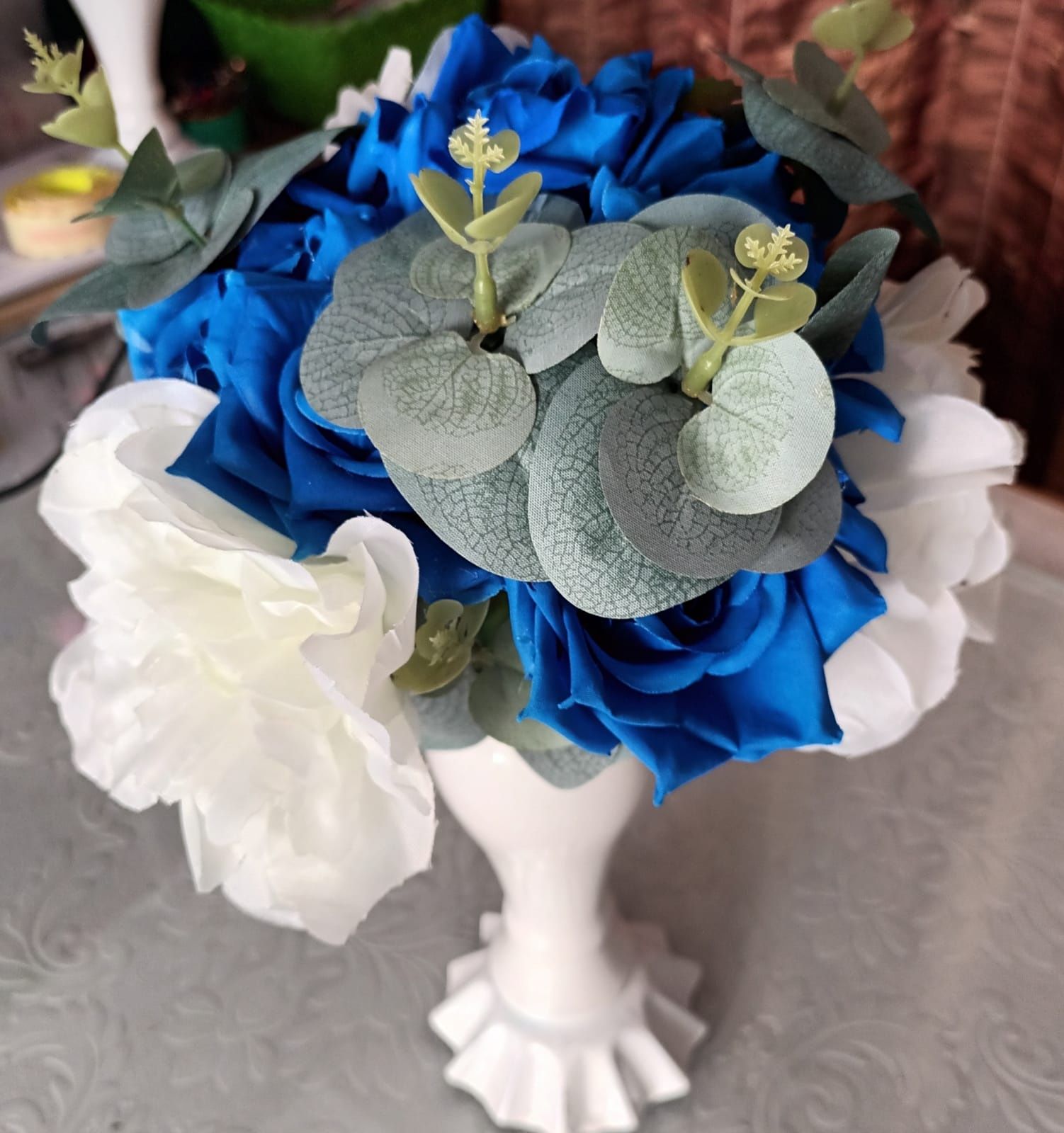 Vaze cu aranjamente florale pentru mese nunti, aranjamente florale