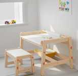 Set birou Ikea copii reglabil + scaun CA NOI