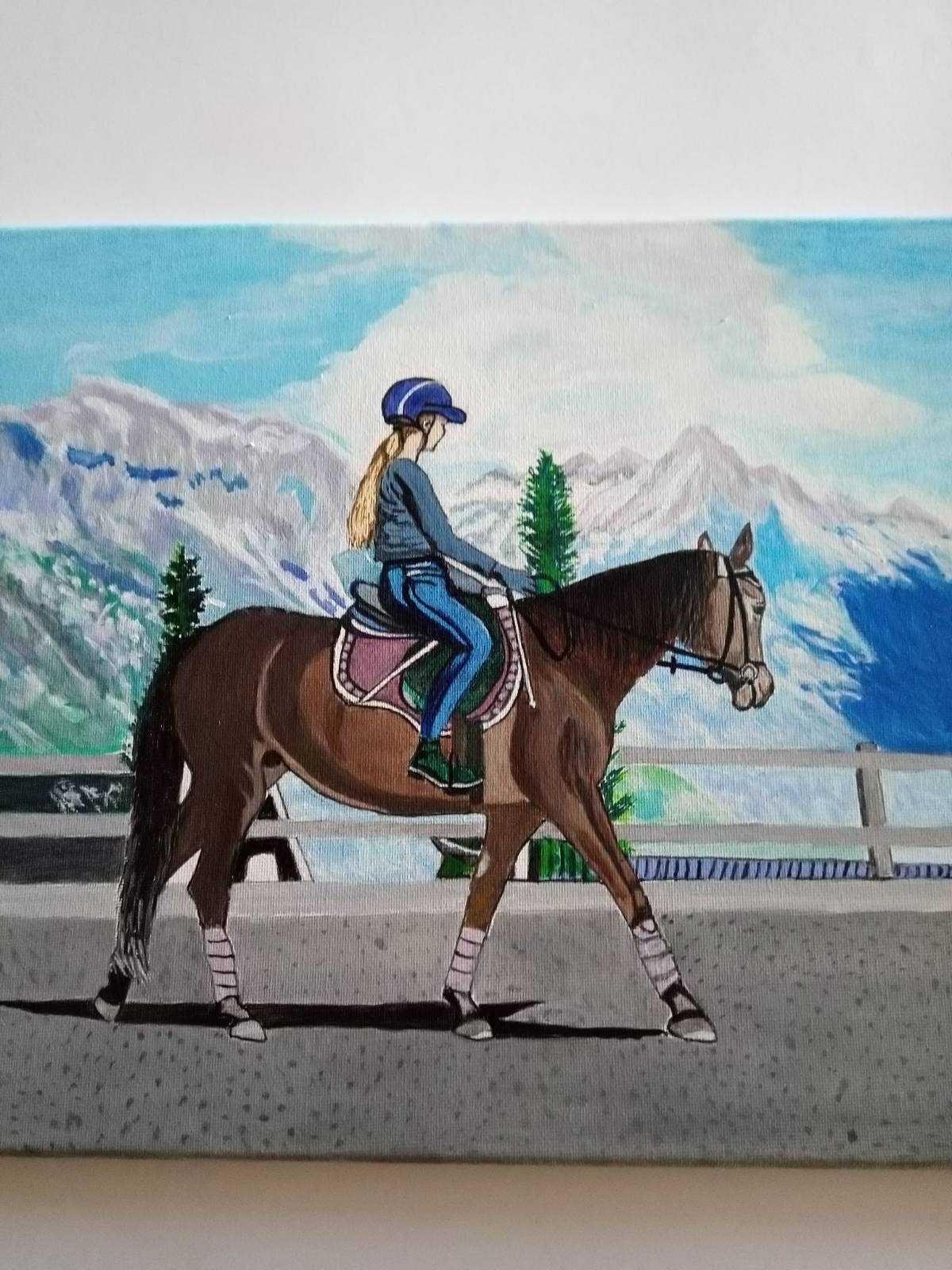 Картина - конна ездачка