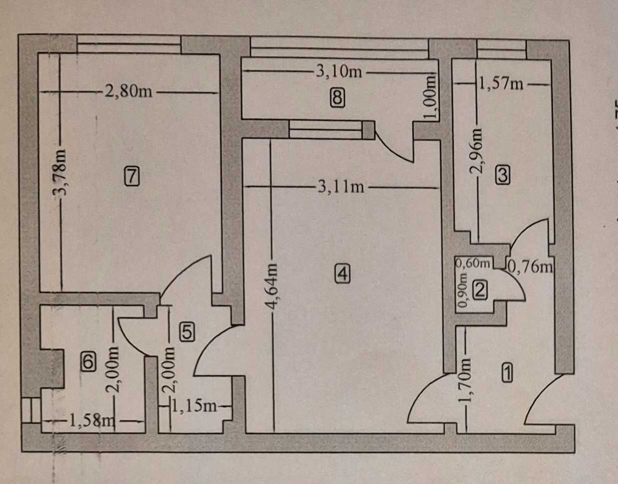 Apartament 2 camere, Focsani Sud