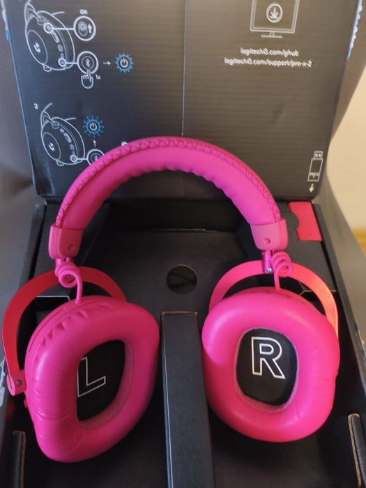 Logitech Pro X2 Lightspeed Pink – NOU, Full Box – Predare Brașov