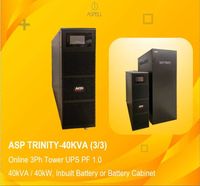 ASP TRINITY-40KVA (производство KSTAR), Трехфазный ИБП/UPS, Online