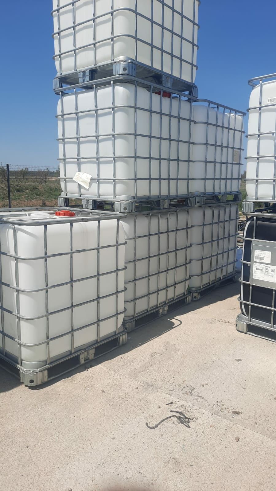 Bazine 1000 l curate apă menajeră, solarii, gradina corbu cta transpor