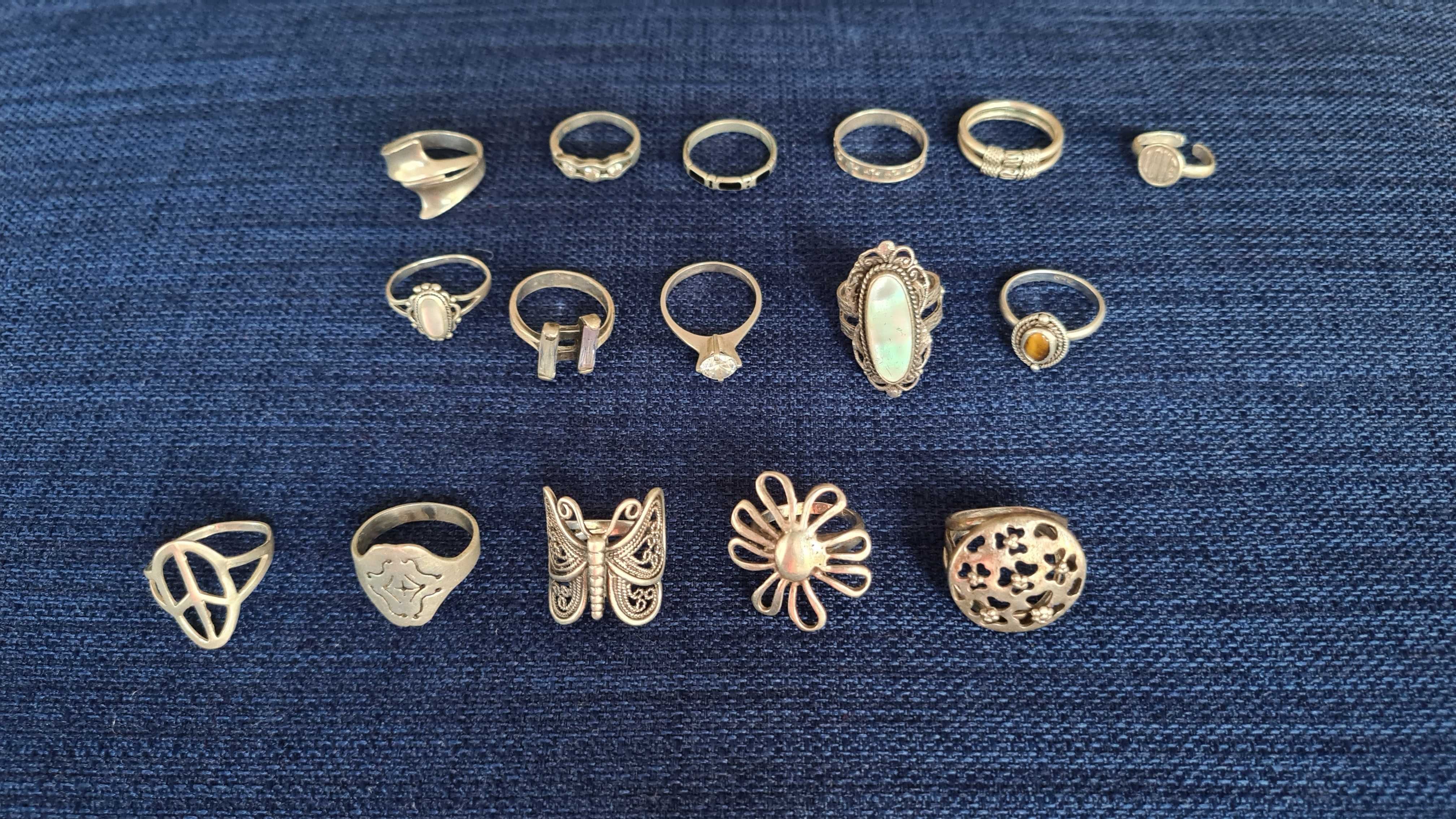 Сребърни пръстени, висулки, синджирчета, гривни и обеци