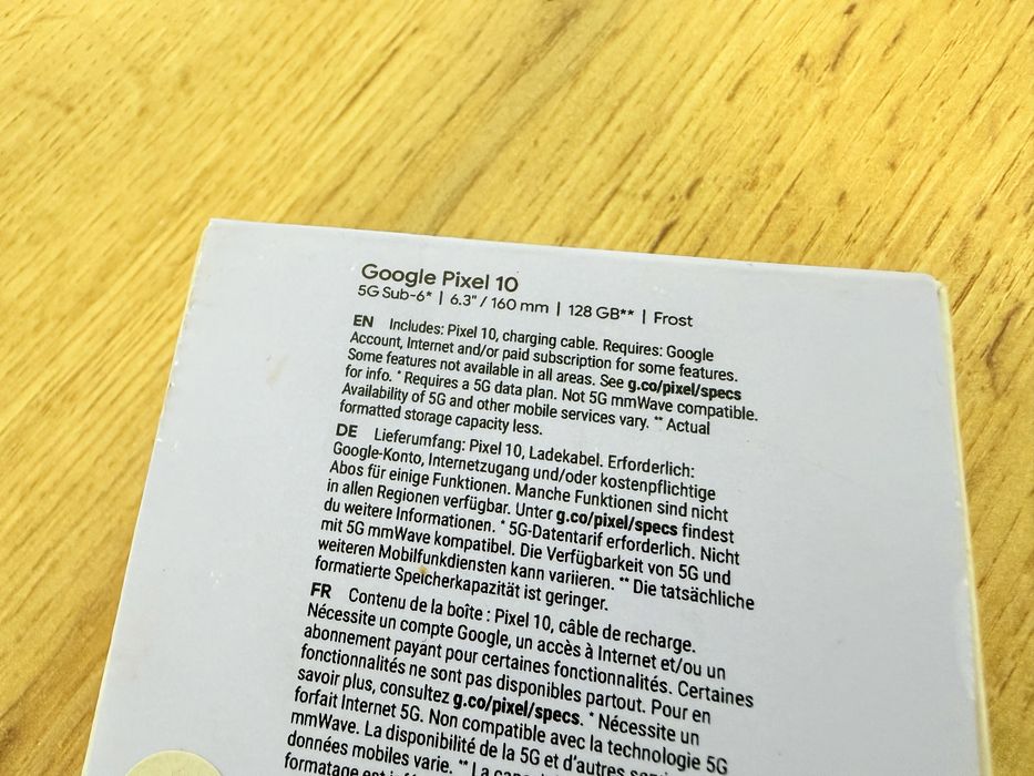 Google Pixel 10 чисто нов!!!