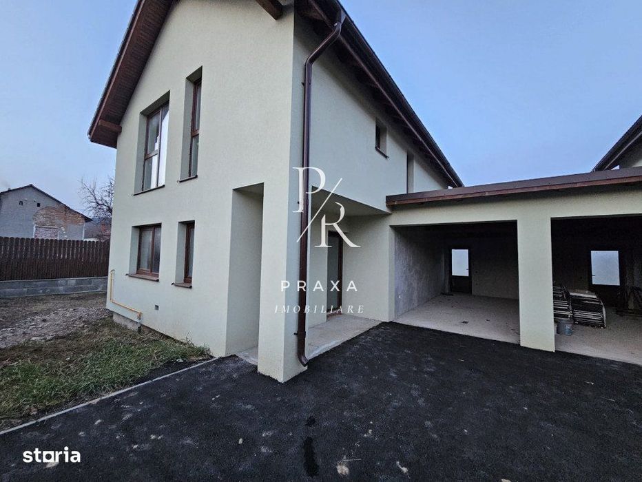 Duplex 120 mp utili, 4 camere, 380 mp teren, garaj, zona Gilau!