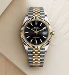 Rolex Datejust Gold Black-Luxury-Automatic 41 mm Edition