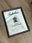 Tablou oglinda decorativa Ballantine’s finest scotch whisky vintage