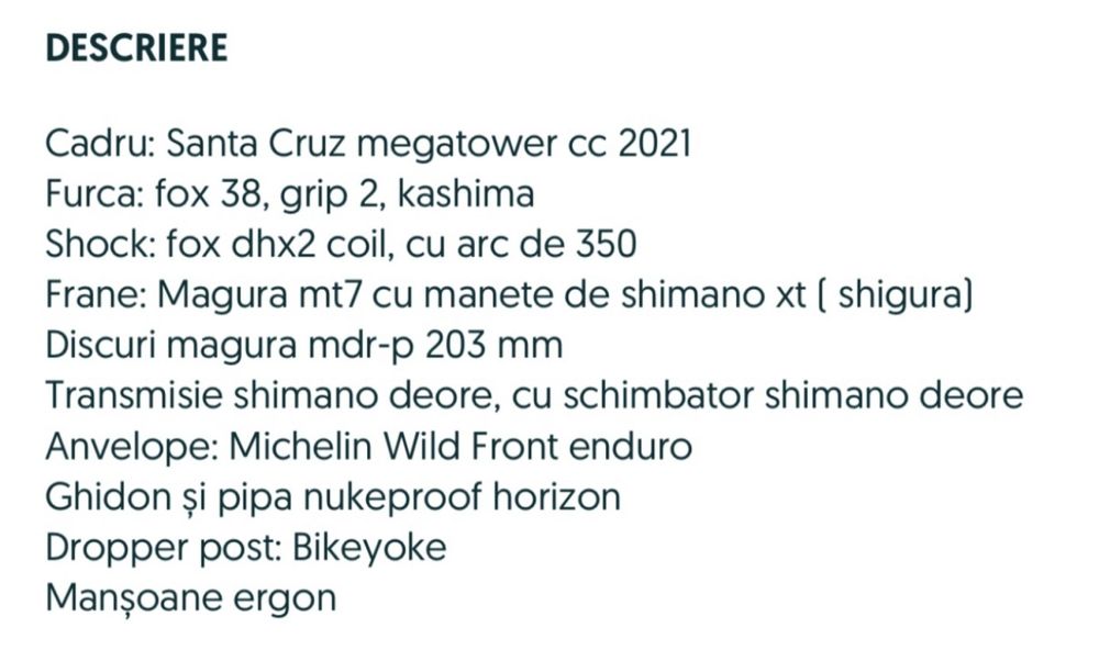 Vând Santa Cruz an 2021