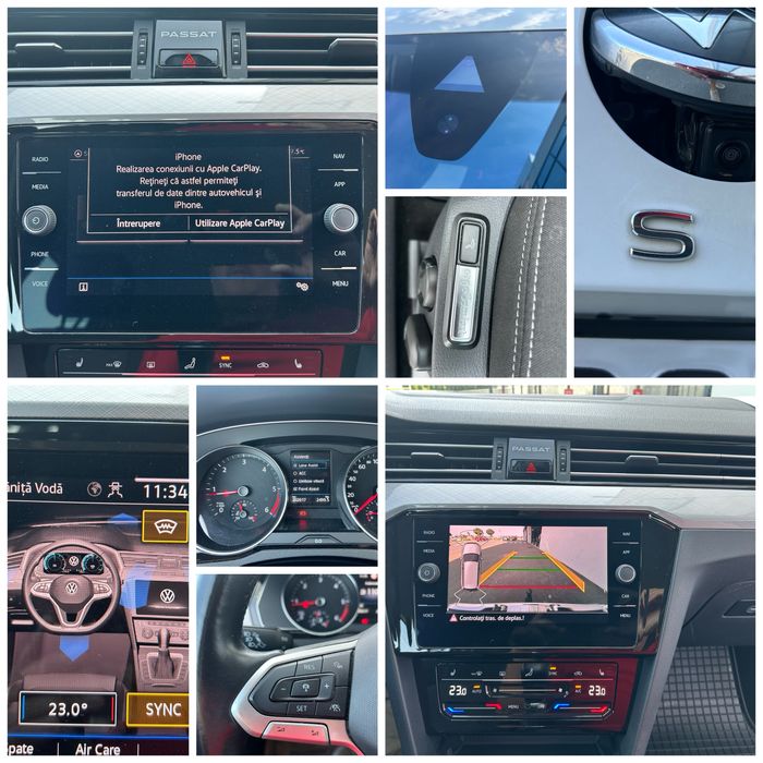 Vw passat 2021 2.0tdi 150cp led camera lane assist