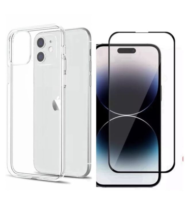 Iphone 14/15/16/17 PRO MAX PLUS Husa Premium Camera + Folie Sticla 9D