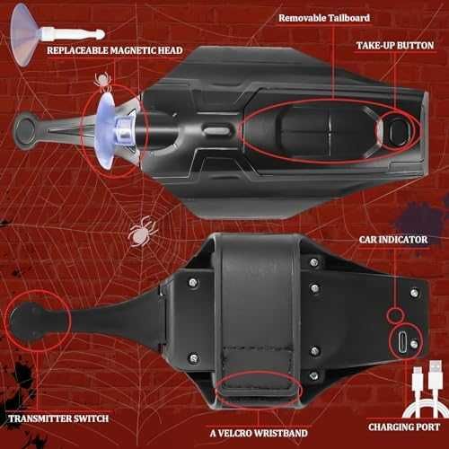 Нов Супергеройски Лансер Изстрелваща Мрежа за Косплей и Игри Деца
