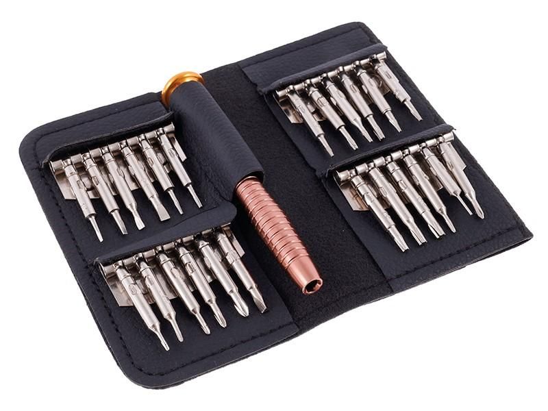 комплект прецизни отвертки 25 части .aptel  nz7