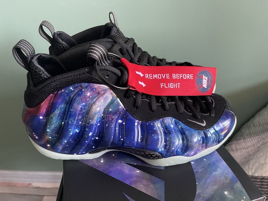 Nike Air Zoom Foamposite One QS Galaxy Jordan Lebron Kobe Penny NBA