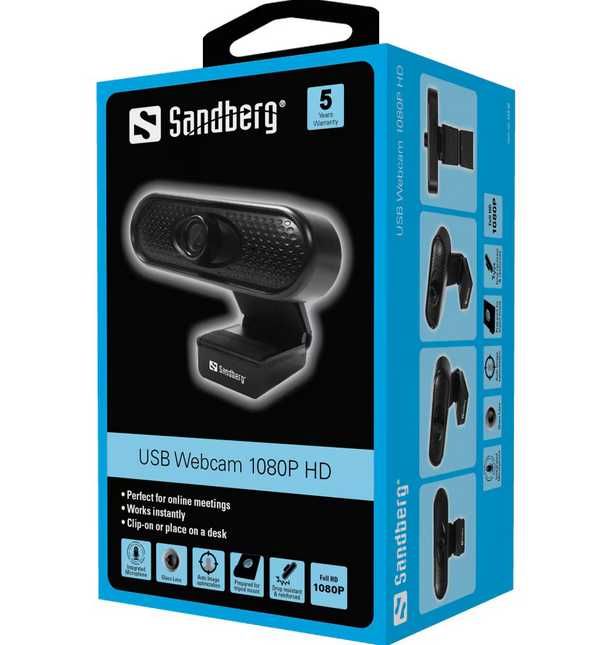 Camera web Sandberg 1080p HD, USB