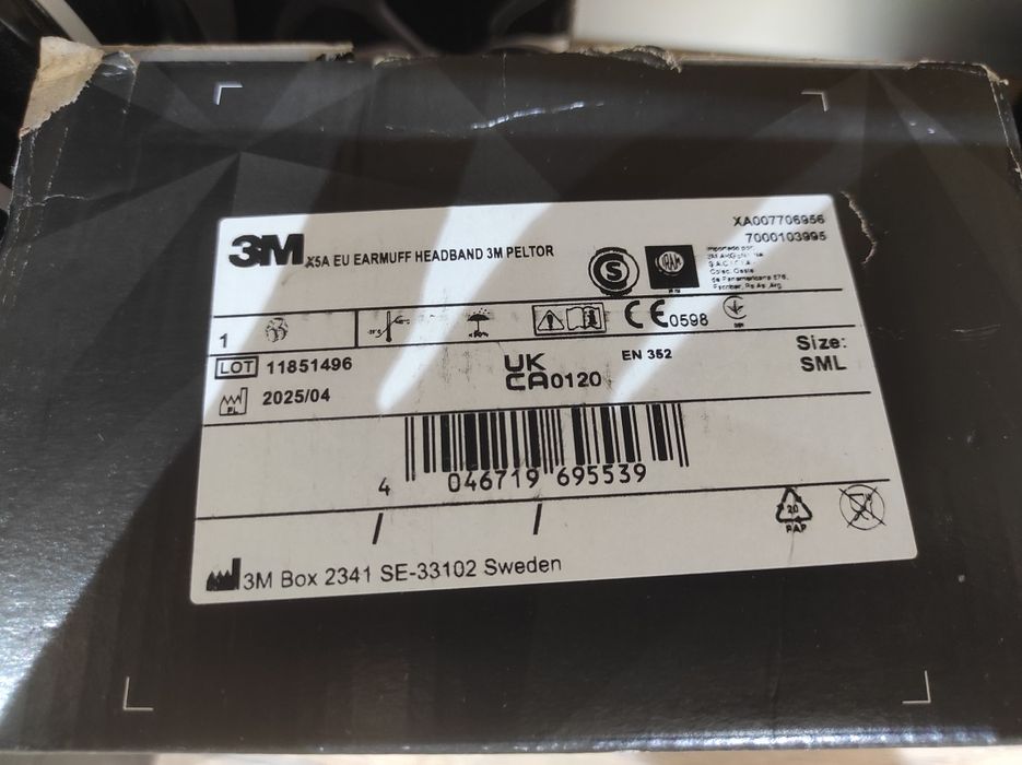 Antifoane externe profesionale 3M PELTOR seria X5A/ căști de protecție