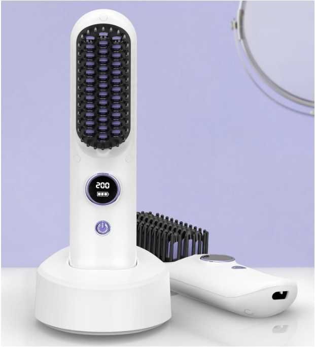 Безжична четка за изправяне на коса - преносим 8400mAh