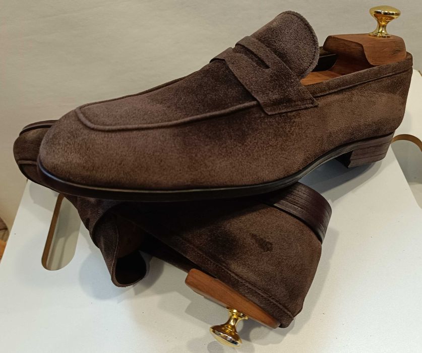 Pantofi loafer penny 40 40.5 de lux Mc Finlay piele naturala moale