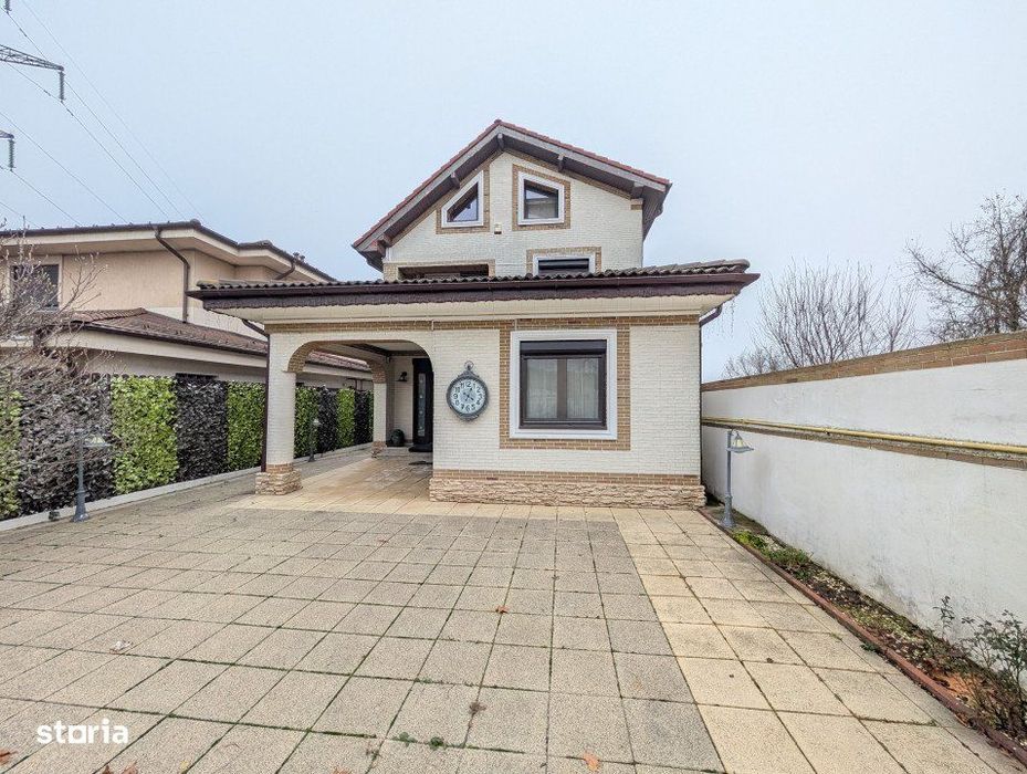 Casa cu piscina si ponton pe lac | Balotesti | 7 camere | Finisaje Pre