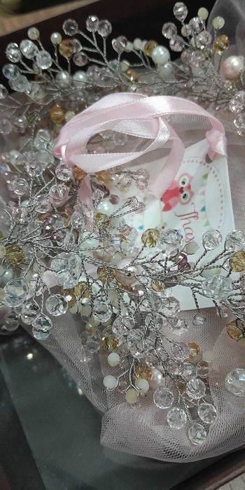 Coroniță de mireasă, handmade