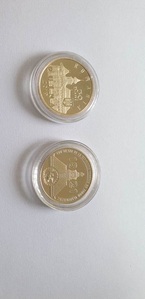 Monede colecție 50 bani proof, Ștefan cel Mare și Tudor Vladimirescu