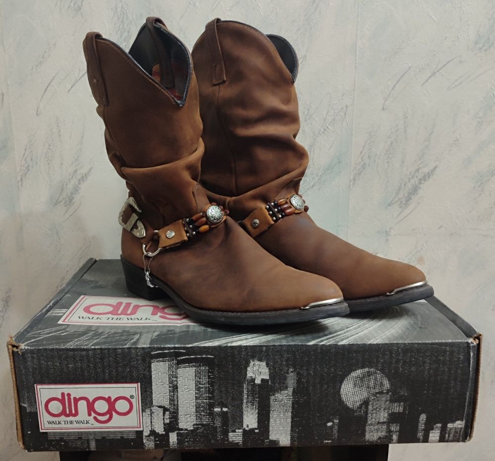 Vintage Dingo 1969 кафяви ботуши САЩ