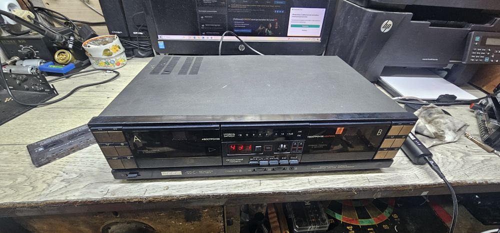 Кассетная дека Вега 122 С