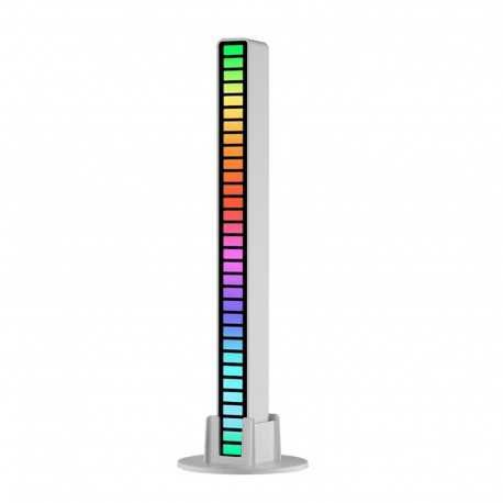 Led Bar  dinamic muzica RGB, VU Meter, 32 LED RGB, Pentru Masina, Casa