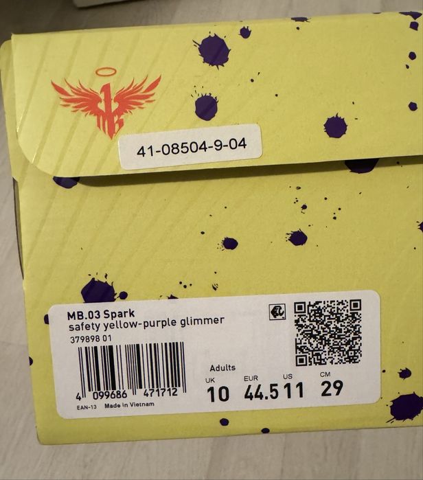 Puma LaMelo Ball Mb.03 Basketball Shoes Yellow/Purple