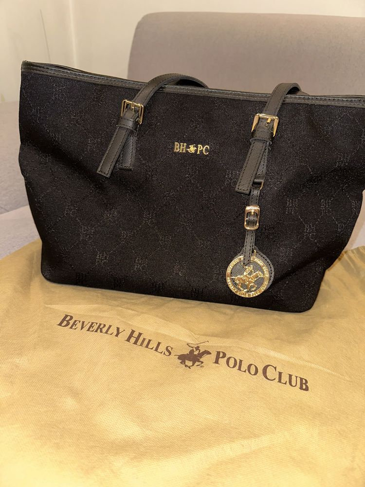 Черна чанта Beverly Hills Polo Club